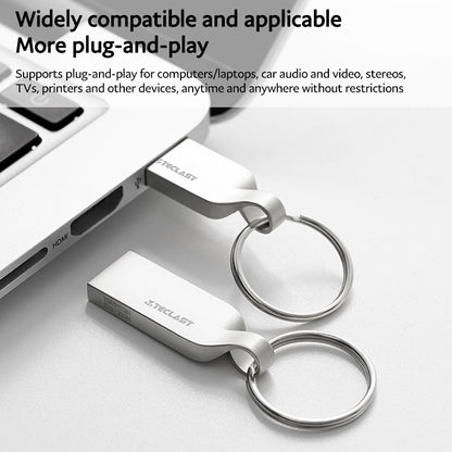 Teclast Mobius Series USB2.0 Flash Drive, Memory:8GB(Silver) - USB Flash Drives by TECLAST | Online Shopping UK | buy2fix