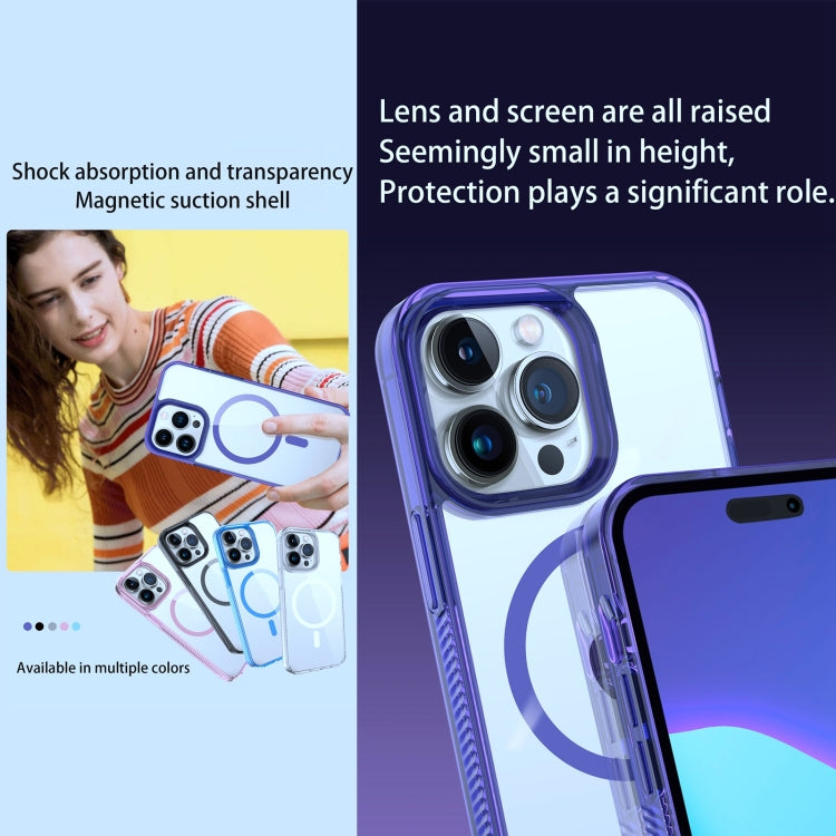 For iPhone 11 2.5mm MagSafe Acrylic Hybrid TPU Phone Case(Sky Blue) - iPhone 11 Cases by buy2fix | Online Shopping UK | buy2fix