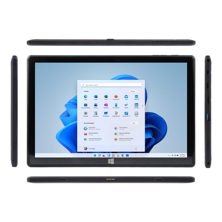 HONGSAMDE 10.1 inch 2 in 1 Tablet PC, 4GB+64GB, Windows 11, Intel Gemini Lake J4125 Quad Core with Keyboard(Black) - Other by Hongsamde | Online Shopping UK | buy2fix