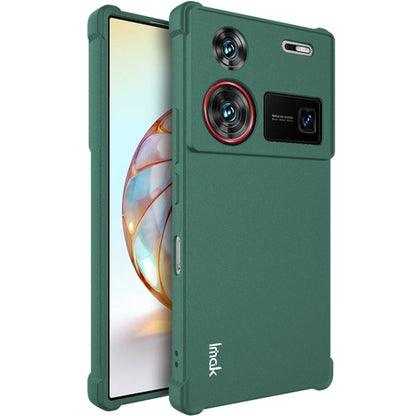 For ZTE nubia Z60 Ultra 5G imak Shockproof Airbag TPU Phone Case(Matte Green) - ZTE Cases by imak | Online Shopping UK | buy2fix