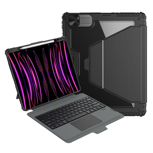 For iPad Pro 13 2024 Nillkin Backlit Version Bumper Link Keyboard Case - iPad Pro 13 2024 Cases by NILLKIN | Online Shopping UK | buy2fix