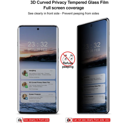 For OPPO Find X7 5G imak 3D Curved HD Full Screen Anti-spy Tempered Glass Protective Film - Find X7 Tempered Glass by imak | Online Shopping UK | buy2fix
