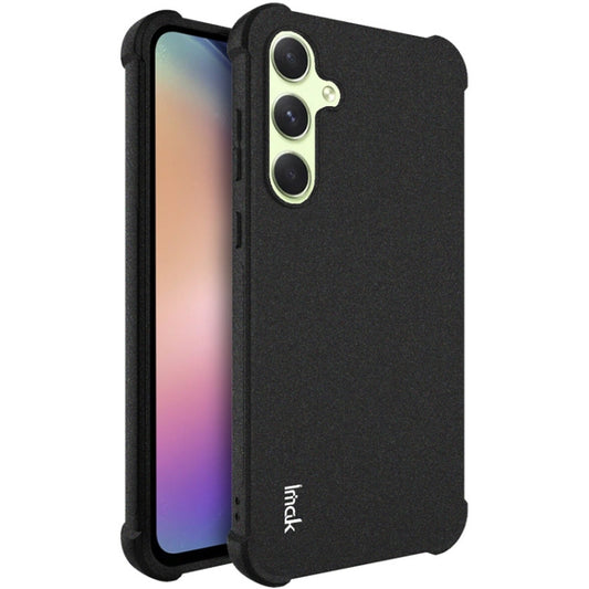 For Samsung Galaxy A35 5G imak Shockproof Airbag TPU Phone Case(Matte Black) - Galaxy Phone Cases by imak | Online Shopping UK | buy2fix