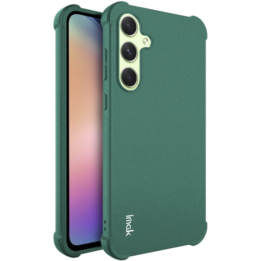 For Samsung Galaxy A55 5G imak Shockproof Airbag TPU Phone Case(Matte Green) - Galaxy Phone Cases by imak | Online Shopping UK | buy2fix