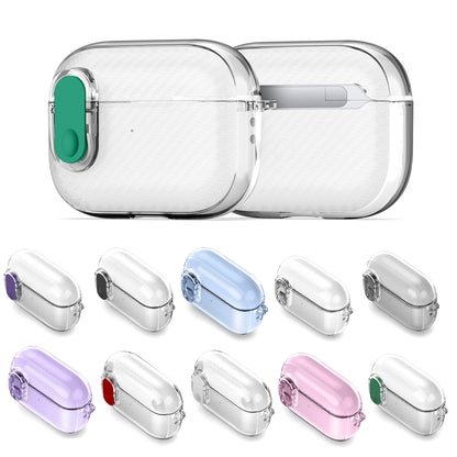 For AirPods Pro DUX DUCIS PECK Series Split Transparent Carbon Fiber Earphone Case(Transparent) - For AirPods Pro by DUX DUCIS | Online Shopping UK | buy2fix