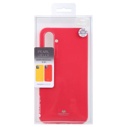 For Samsung Galaxy S24 5G GOOSPERY PEARL JELLY Shockproof TPU Phone Case(Rose Red) - Galaxy S24 5G Cases by GOOSPERY | Online Shopping UK | buy2fix