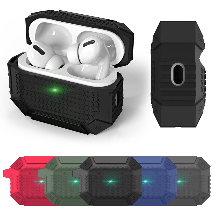 For AirPods 3 Wireless Earphones Shockproof Armor Protective Case(Black) - For AirPods 3 by buy2fix | Online Shopping UK | buy2fix