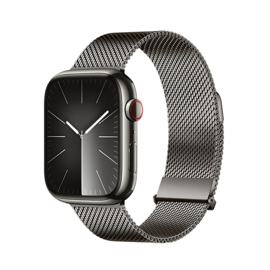 For Apple Watch Series 4 40mm DUX DUCIS Milanese Pro Series Stainless Steel Watch Band(Graphite) - Watch Bands by DUX DUCIS | Online Shopping UK | buy2fix