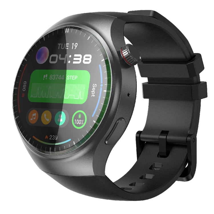 LEMFO DM80 1.43 inch AMOLED Round Screen Smart Watch Android 8.1, Specification:2GB+16GB(Black) - Android Watch by LEMFO | Online Shopping UK | buy2fix