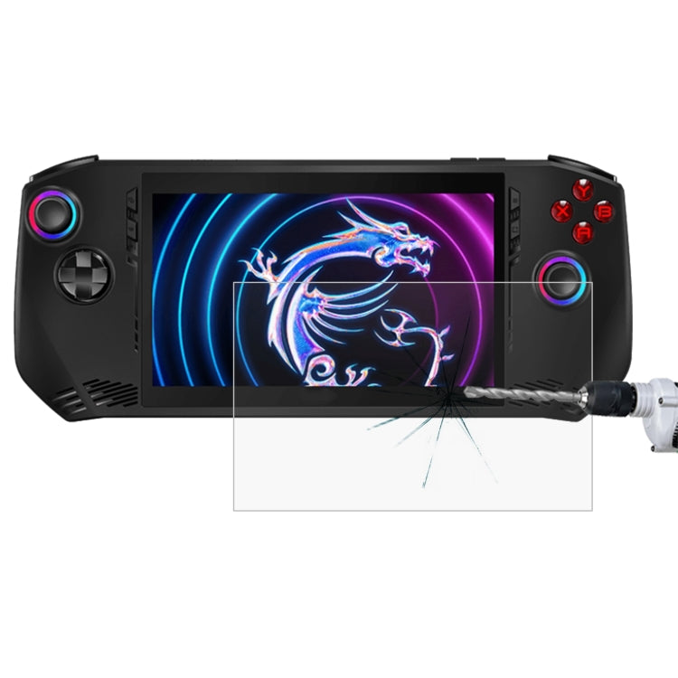 For MSI Claw 7 inch Game Console 9H 0.3mm Explosion-proof Tempered Glass Film - Accessories by buy2fix | Online Shopping UK | buy2fix