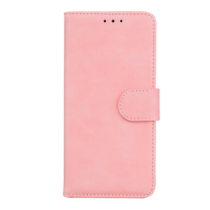 For Google Pixel 9 Pro Skin Feel Pure Color Flip Leather Phone Case(Pink) - Google Cases by buy2fix | Online Shopping UK | buy2fix