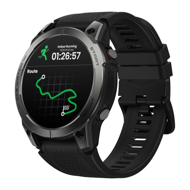 Zeblaze Stratos 3 Pro 1.43 inch AMOLED Screen Sports Smart Watch Support Bluetooth Call(Black) - Smart Watches by Zeblaze | Online Shopping UK | buy2fix