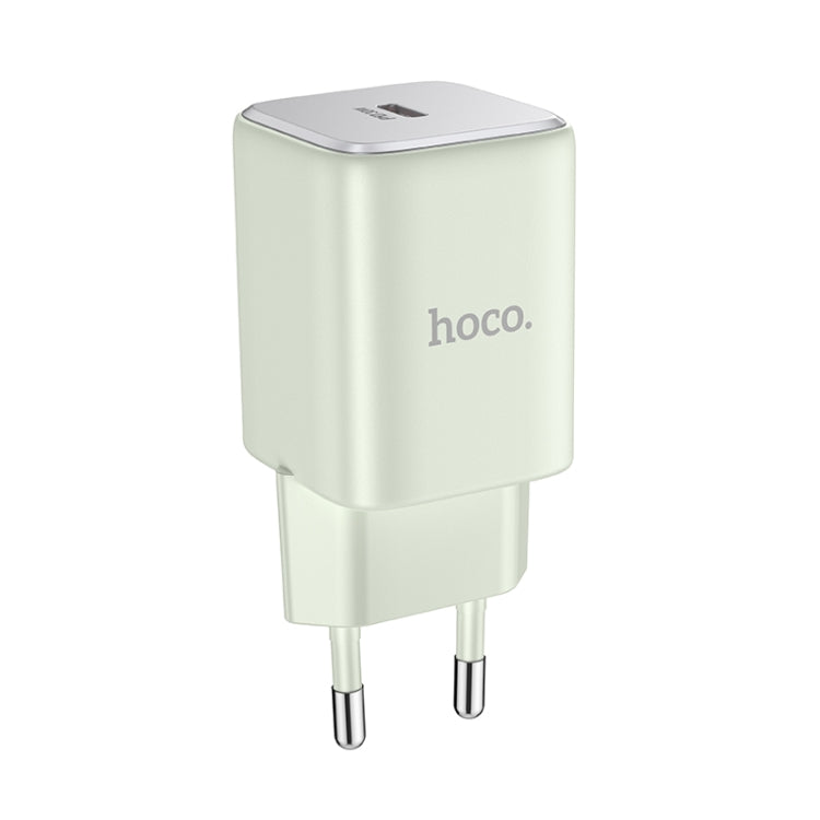 hoco N43 Vista PD30W Single Port Type-C Charger, EU Plug(Black) - USB Charger by hoco | Online Shopping UK | buy2fix