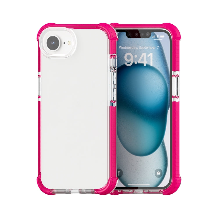 For iPhone SE 2024 Acrylic Full Coverage Shockproof Phone Case(Pink) - More iPhone Cases by buy2fix | Online Shopping UK | buy2fix