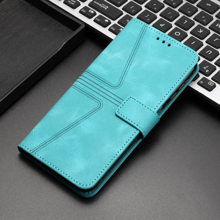 For iPhone 16 Triangle Solid Color Leather Phone Case(Green) - iPhone 16 Cases by buy2fix | Online Shopping UK | buy2fix