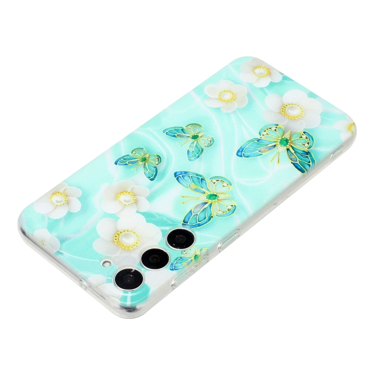 For Samsung Galaxy S23+ 5G Colorful Painting Pattern TPU Phone Case(Butterflies) - Galaxy S23+ 5G Cases by buy2fix | Online Shopping UK | buy2fix