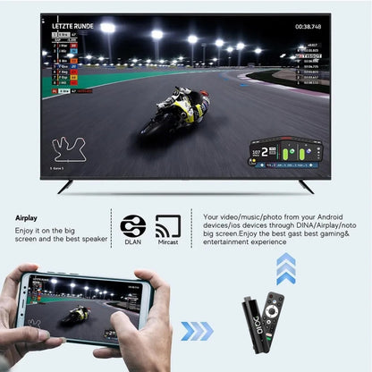LEMFO DQ10 Allwinner H618 Quad Core ARM Cortex A53 8K HD Android TV Stick, RAM:2GB+16GB(UK Plug) - Android TV Sticks by LEMFO | Online Shopping UK | buy2fix