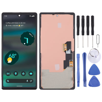 For Google pixel 6A OLED LCD Screen Digitizer Full Assembly with Frame - LCD Screen by buy2fix | Online Shopping UK | buy2fix