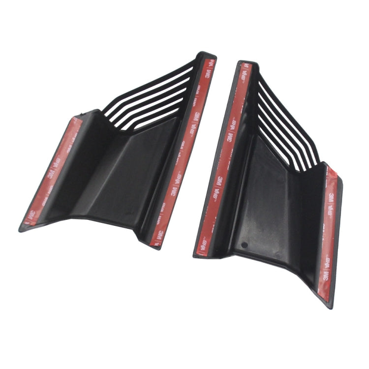 For Honda ADV160 2019-2023 Motorcycle Winglet Aerodynamic Wing Kit Spoiler(Black) - Ornamental Parts by buy2fix | Online Shopping UK | buy2fix