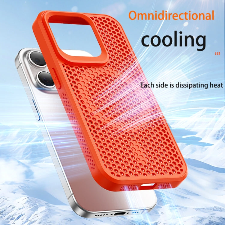 For iPhone 16 Pro MagSafe Magnetic Heat Dissipation Phone Case(Orange) - iPhone 16 Pro Cases by buy2fix | Online Shopping UK | buy2fix