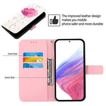 For OnePlus 12 5G Global 3D Painting Horizontal Flip Leather Phone Case(Flower) - OnePlus Cases by buy2fix | Online Shopping UK | buy2fix