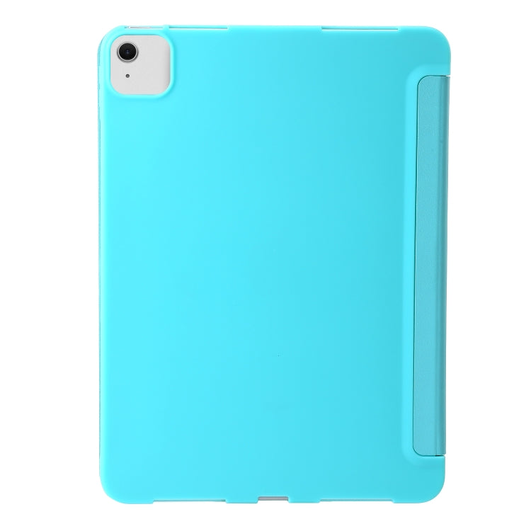 For iPad Air 13 2025 / 2024 TPU Deformation Flip Leather Tablet Case with Holder(Mint Blue) - iPad Air 13 2025 / 2024 Cases by buy2fix | Online Shopping UK | buy2fix