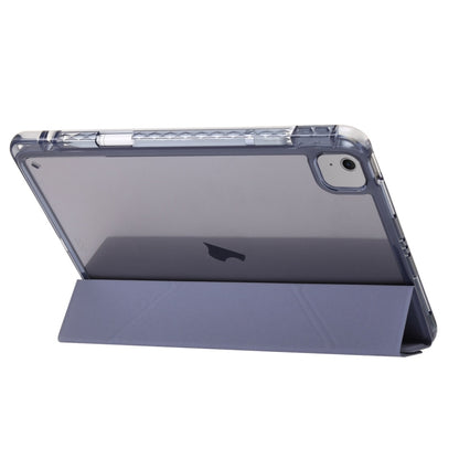 For iPad Pro 11 2024 Clear Acrylic Deformation Leather Tablet Case(Lavender Purple) - iPad Pro 11 2024 Cases by buy2fix | Online Shopping UK | buy2fix