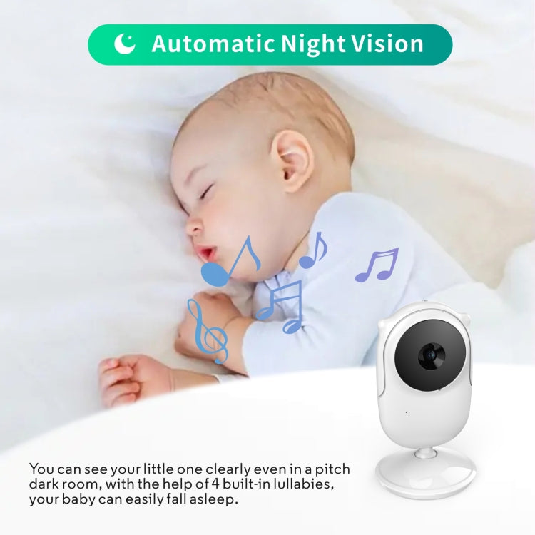 SM25 2.4 inch LCD Screen Baby Monitor Care Camera(US Plug) - Baby Monitor by buy2fix | Online Shopping UK | buy2fix