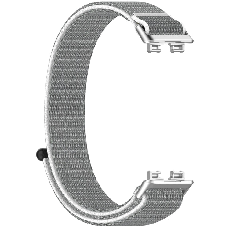 For Huawei Band 9 / 9 NFC / 8 / 8 NFC Nylon Loop Hook and Loop Fastener Watch Band(Seashell) - Watch Bands by buy2fix | Online Shopping UK | buy2fix