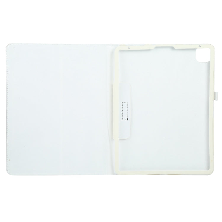 For iPad Pro 13 2024 Litchi Texture Solid Color Leather Tablet Case(White) - iPad Pro 13 2024 Cases by buy2fix | Online Shopping UK | buy2fix