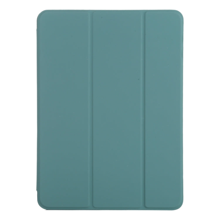 For iPad Pro 13 2024 Double-sided Clip Non-buckle Magnetic PU Smart Tablet Case(Green) - iPad Air 13 2024 Cases by buy2fix | Online Shopping UK | buy2fix