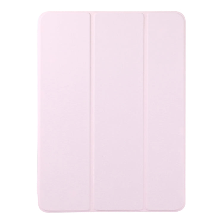 For iPad Pro 13 2024 Double-sided Clip Non-buckle Magnetic PU Smart Tablet Case(Pink) - iPad Air 13 2025 / 2024 Cases by buy2fix | Online Shopping UK | buy2fix