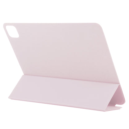 For iPad Pro 13 2024 Double-sided Clip Non-buckle Magnetic PU Smart Tablet Case(Pink) - iPad Air 13 2025 / 2024 Cases by buy2fix | Online Shopping UK | buy2fix