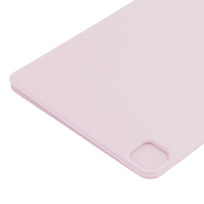 For iPad Pro 13 2024 Double-sided Clip Non-buckle Magnetic PU Smart Tablet Case(Pink) - iPad Air 13 2025 / 2024 Cases by buy2fix | Online Shopping UK | buy2fix