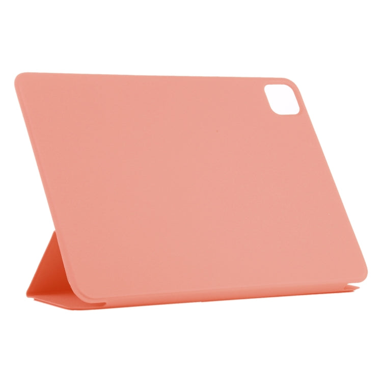 For iPad Pro 13 2024 Double-sided Clip Non-buckle Magnetic PU Smart Tablet Case(Orange) - iPad Air 13 2024 Cases by buy2fix | Online Shopping UK | buy2fix