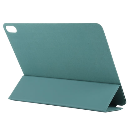 For iPad Air 11 2024 Double-sided Clip Non-buckle Magnetic PU Smart Tablet Case(Green) - iPad Air 11 2024 Cases by buy2fix | Online Shopping UK | buy2fix