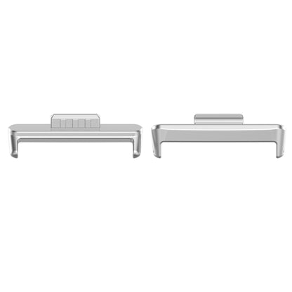 For Huawei Watch Fit3 20mm 1 Pair Metal Watch Band Connector(Silver) - Other Accessories by buy2fix | Online Shopping UK | buy2fix