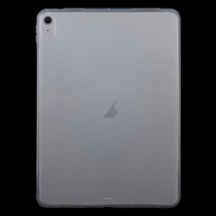 For iPad Air 11 2024 / 5 / 4 0.75mm Shockproof Outside Glossy Inside Frosted TPU Tablet Case(Transparent) - iPad Air 11 2024 Cases by buy2fix | Online Shopping UK | buy2fix