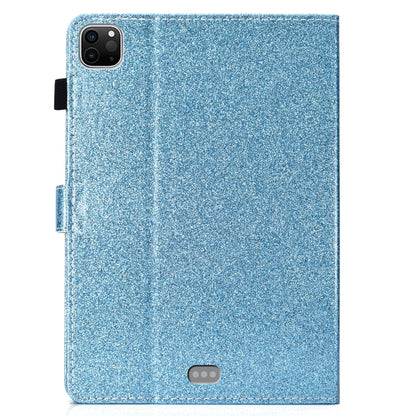 For iPad Pro 11 2024 Glitter Smart Leather Tablet Case(Blue) - iPad Pro 11 2024 Cases by buy2fix | Online Shopping UK | buy2fix