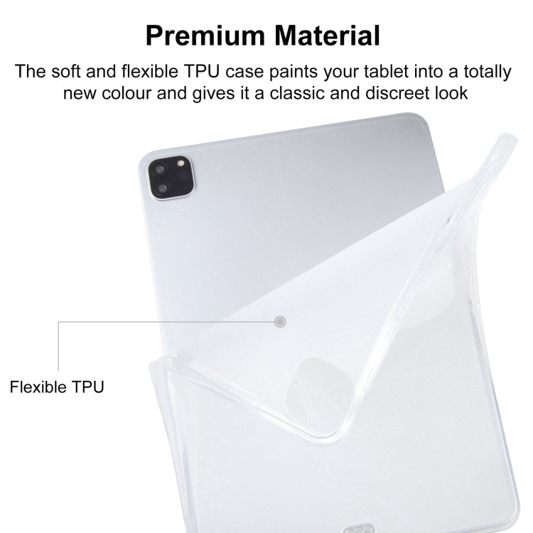 For iPad Pro 13 2024 TPU Tablet Case(Frosted Clear) - iPad Pro 13 2024 Cases by buy2fix | Online Shopping UK | buy2fix