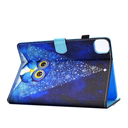 For iPad Pro 11 2024 Painted Stitching Smart Leather Tablet Case(Night Sky Owl) - iPad Pro 11 2024 Cases by buy2fix | Online Shopping UK | buy2fix