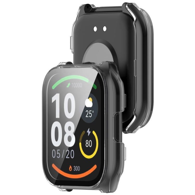 For Xiaomi HayLou Smart Watch 2 Pro PC + Tempered Film Integrated Watch Protective Case(Transparent) - Watch Cases by buy2fix | Online Shopping UK | buy2fix