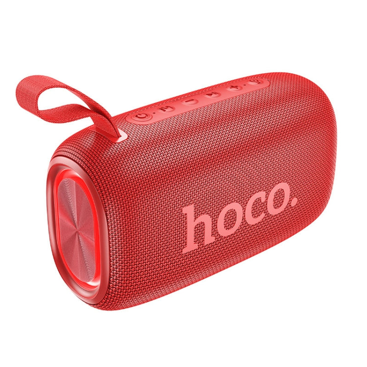 hoco HC25 Radiante Sports Bluetooth 5.2 Speaker Support TWS / FM(Red) - Desktop Speaker by hoco | Online Shopping UK | buy2fix