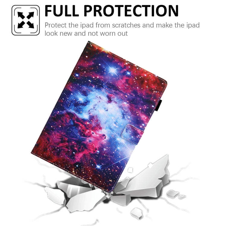 For iPad Pro 11 2024 Colored Drawing Leather Smart Tablet Case(Starry Sky) - iPad Pro 11 2024 Cases by buy2fix | Online Shopping UK | buy2fix