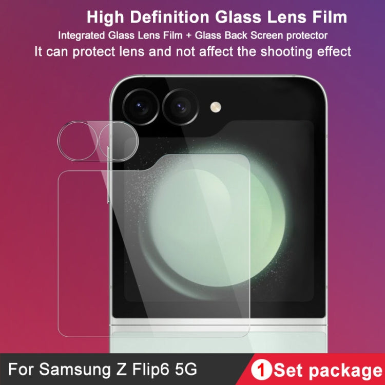 For Samsung Galaxy Z Flip6 1 Sets imak Integrated Lens Film + Glass Rear Screen Sticker - For Samsung by imak | Online Shopping UK | buy2fix