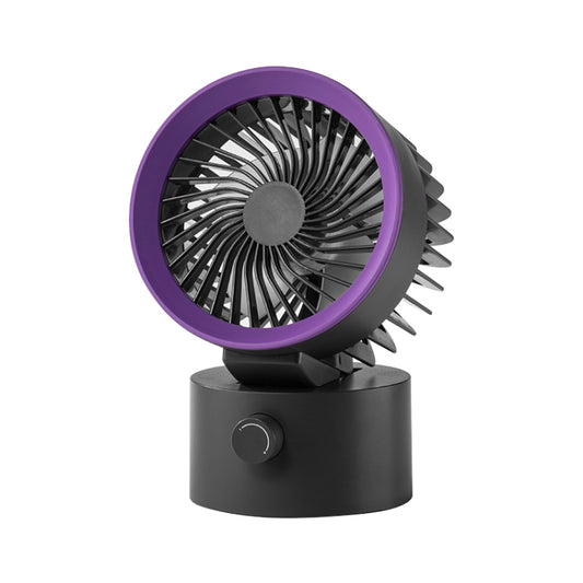TGVIS LLD-F87 Desktop Circulating Fan Oscillating Version(Grey Purple) - Electric Fans by TGVIS | Online Shopping UK | buy2fix