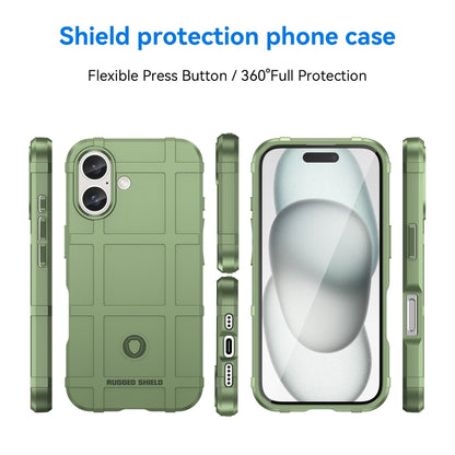 For iPhone 16 Pro Max Full Coverage Shockproof TPU Phone Case(Green) - iPhone 16 Pro Max Cases by buy2fix | Online Shopping UK | buy2fix