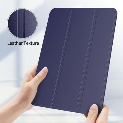 For iPad Pro 11 2024 Ultra-thin Double-sided Clip Magnetic Smart Tablet Case(Dark Blue) - iPad Pro 11 2024 Cases by buy2fix | Online Shopping UK | buy2fix