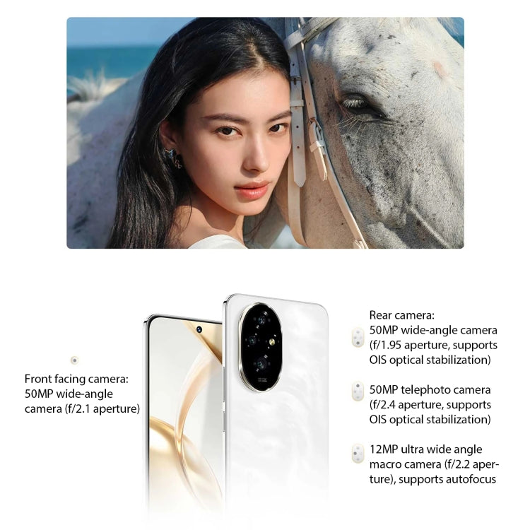 Honor 200, 16GB+256GB, Screen Fingerprint Identification, 6.7 inch MagicOS 8.0 Snapdragon 7 Gen 3 Octa Core, Network: 5G, NFC, OTG(Silver White) - Honor by Huawei | Online Shopping UK | buy2fix