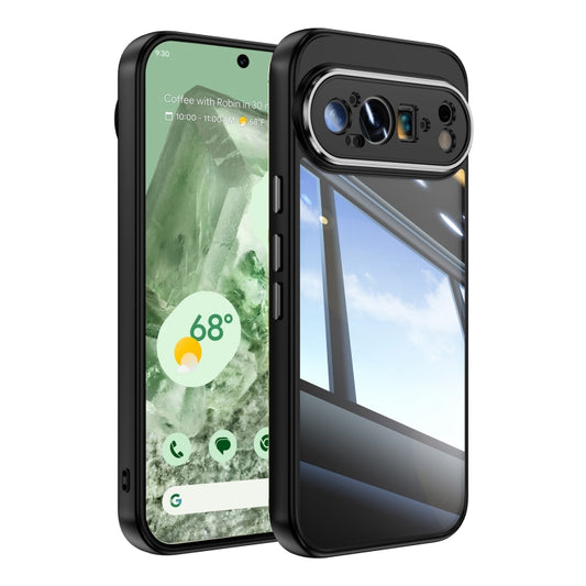 For Google Pixel 9 / 9 Pro Acrylic Hybrid TPU Armor Shockproof Phone Case(Black) - Google Cases by buy2fix | Online Shopping UK | buy2fix